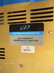 Cole Parmer MasterFlex L/S Digital Standard Drive Model 7523-60 Peristaltic Pump Drive, 2 of 2