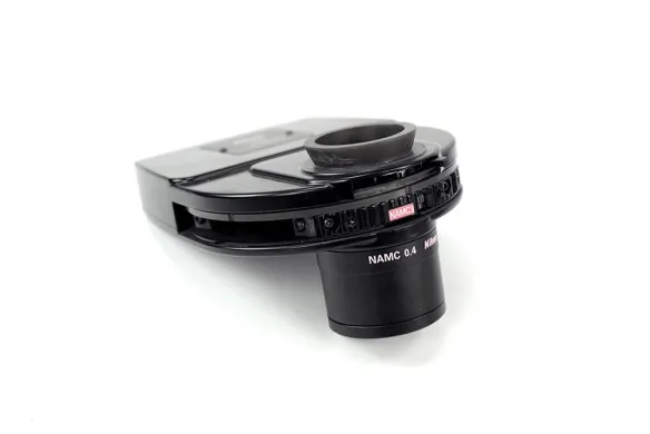 Nikon Ti-C Microscope Condenser 512486 with NAMC2, NAMC3, and NAMC Prisms