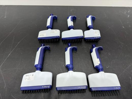 Rainin Pipet-Lite XLS MultiChannel Electronic Pipettes Set of 6-cover