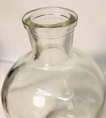 Kimble KIMAX 15093-2000 Narrow Mouth 2L Glass Solution Bottle with Tooled Neck-cover