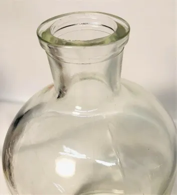 Kimble KIMAX 15093-2000 Narrow Mouth 2000mL Solution Bottle with Tooled Neck