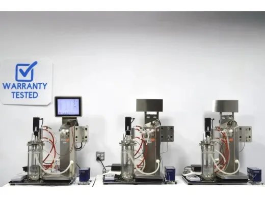 Infors HT Labfors 5 Benchtop Bioreactor System, Three-Fold, Jacketed 3.6 L Vessels