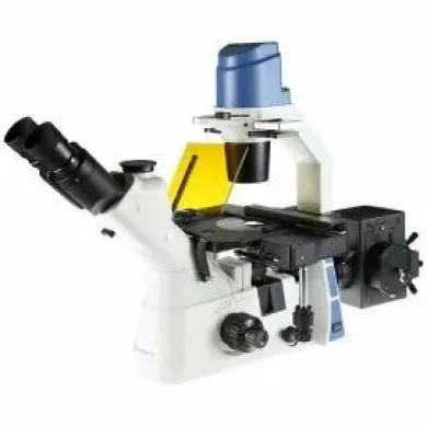 Oxion OX.2453-PLF Trinocular Inverted Fluorescence Microscope with Mechanical Stage