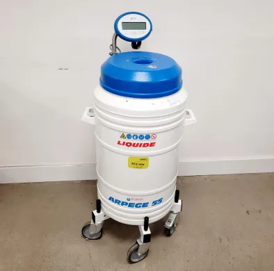Air Liquide Arpege 55 Liquid Nitrogen Dewar with Cryopal Monitor