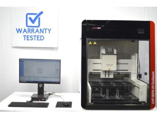 Analytik Jena CyBio FeliX Liquid Handler with R96/1000ul head & UVP HEPA UV Enclosure-cover
