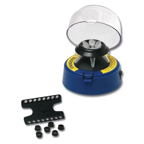 Benchmark BSC1006-B Blue mini-centrifuge with 2 rotors