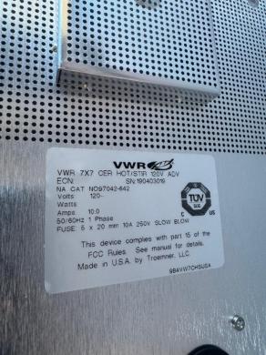 VWR Hotplate/Stirrer-cover