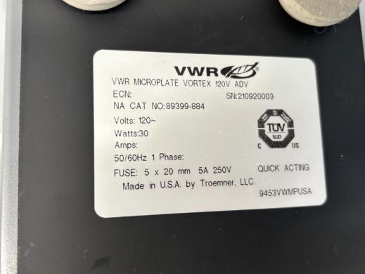 VWR MICROPLATE VORTEX-cover