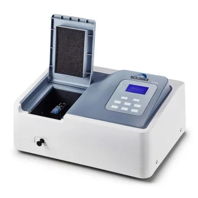 SCILOGEX SCI-V1000 UV-Vis Spectrophotometer with Halogen Lamp 325-1000 nm, 4 nm Bandwidth