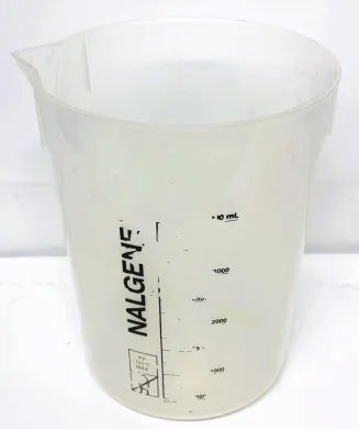 Nalgene 1201-4000 4L Low-Form Graduated Plastic Beaker