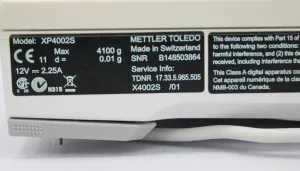 Mettler-Toledo XP4002S XP Precision Balance Scale, 8 of 8