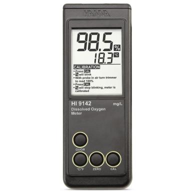 Hanna HI 9142 Waterproof Dissolved Oxygen Meter with Polarographic Probe-cover