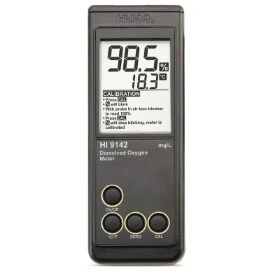 Hanna HI 9142 Waterproof Dissolved Oxygen Meter with Polarographic Probe