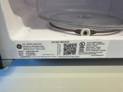 GE Microwave Oven-cover