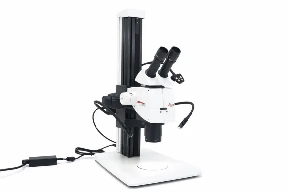 Leica M125C Stereo Zoom Microscope with Plan 0.5x Objective, 10x/23 Eyepieces and SLI5000 Ring Light