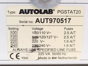 Metrohm Autolab Eco Chemie PGSTAT20 Potentiostat/Galvanostat for Electrochemical Analysis, 5 of 11