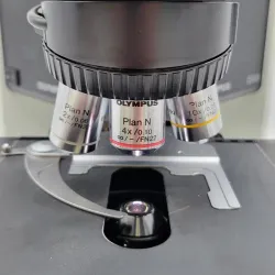 Olympus Microscope BX46 with Telescoping Head, Dual View Bridge & 2x Pathology, 4 of 8