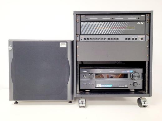 Music System - Yamaha RX V1500, Extron MVX, AMX NI-3000, AMX Mini, Jamo D 6SUB-cover