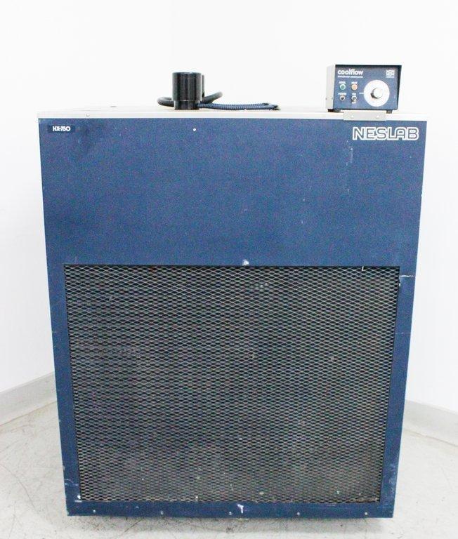 Neslab HX-750 Recirculating Chiller with Air and Water Cooling, 5°C–35°C Temperature Range, 24000 W Cooling Capacity
