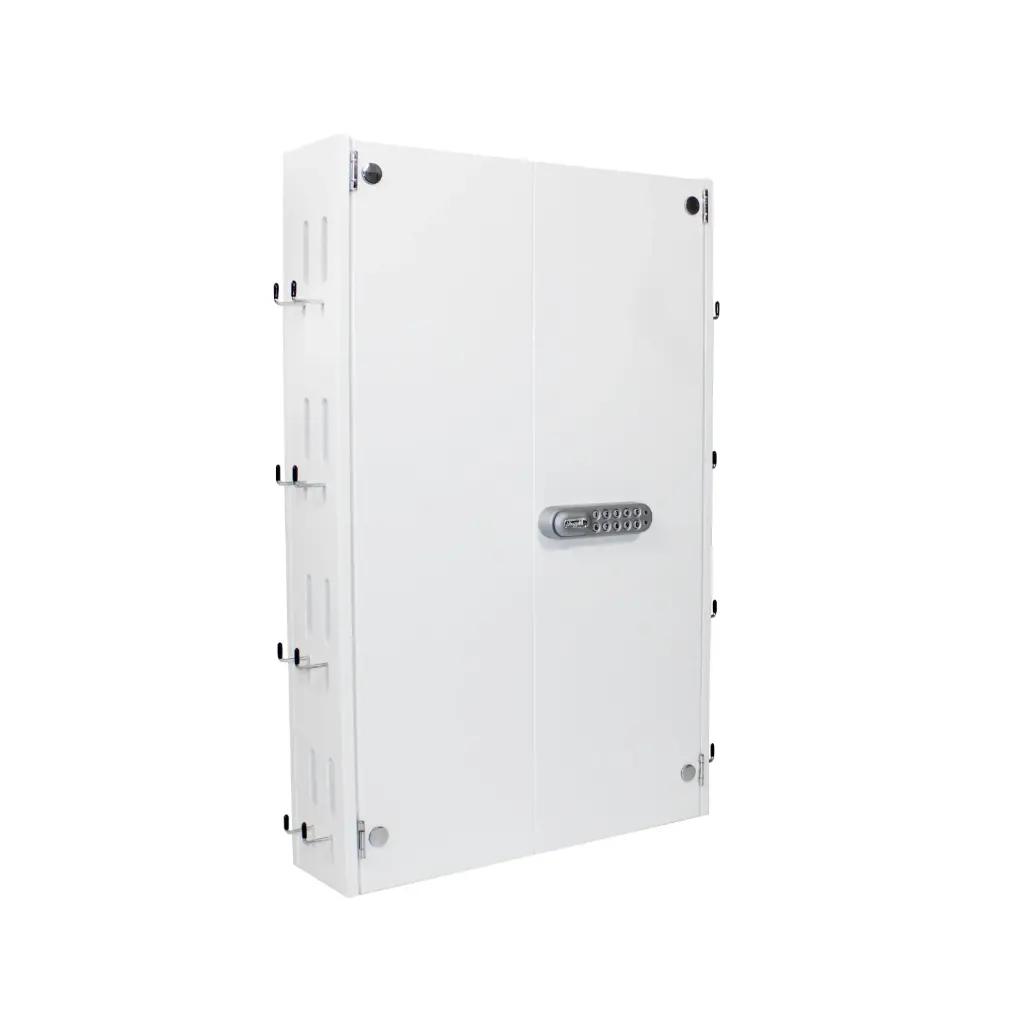 TrippNT White HDPE Secure Telemetry Transmitter Storage Cabinet with Electronic Code Lock