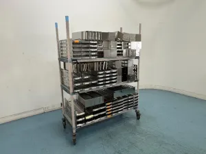 Stainless Steel Freezer Racks for Laboratory Sample Storage and Organization, 2 of 3
