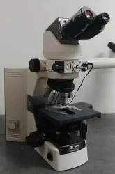 Nikon Eclipse 80i Microscope with Dual Head Bridge and Plan Apo Objectives, 4 of 9