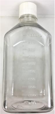 Nalgene 2019-1000 Square Media Bottle with Cap - 1L (Pack of 8)-cover