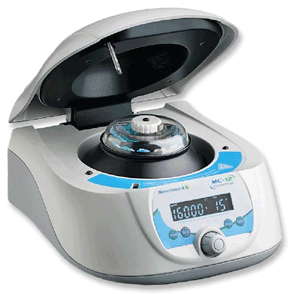 Benchmark Scientific MC-12 High Speed Microcentrifuge with 12-place rotor, 115V