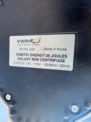 VWR Galaxy Mini Centrifuges - Quantity 2-cover