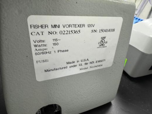 Fisher Scientific Vortex Mixer Model 945404 with Variable Speed Control-cover