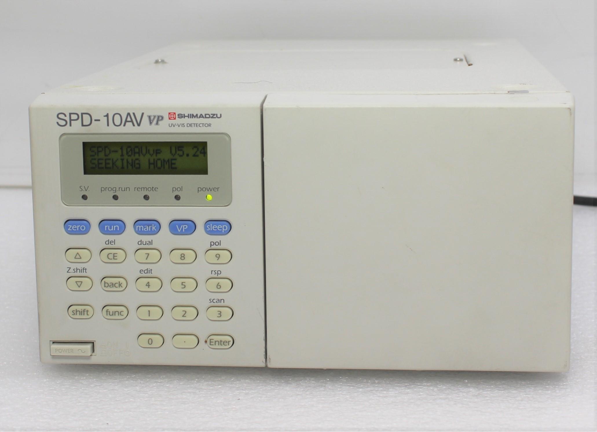Shimadzu SPD-10A VP UV/Vis Detector with Deuterium Lamp, 190-600 nm Range
