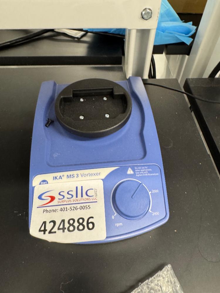 IKA MS 3 B S036 Variable Speed Laboratory Vortexer for Sample Mixing