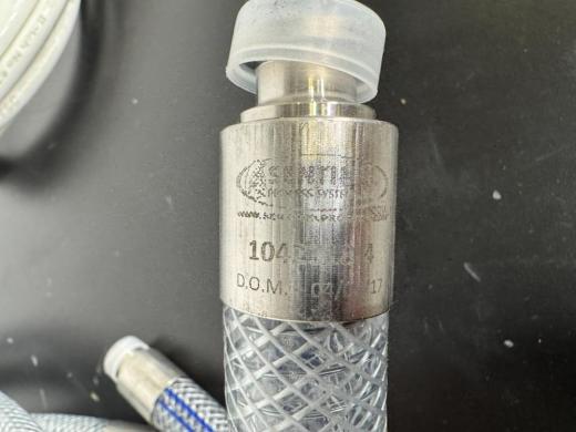 Lot of Laboratory and Industrial Hoses with Metal Fittings-cover