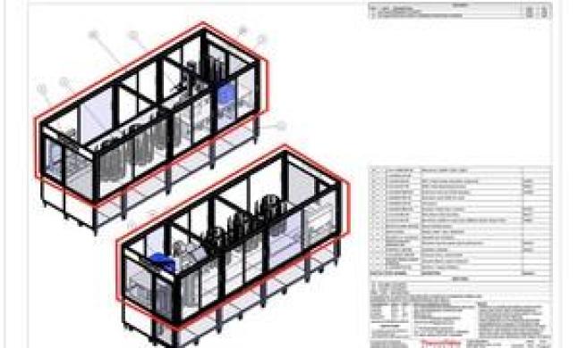 Thermo Scientific Robotics Enclosure Cabinet S-MAS9036-000-00 Lab-cover