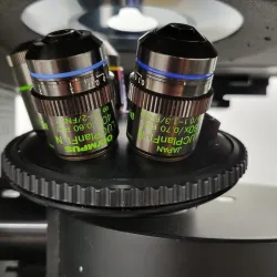 Olympus IX71 Inverted Microscope with Fluorite Objectives, Phase Contrast, and Fluorescence, 5 of 8