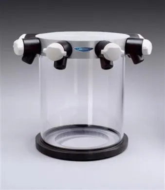 Labconco 7318802 Clear Chamber with 8Valves, Short, 12.0 " dia. x 15.3 " h