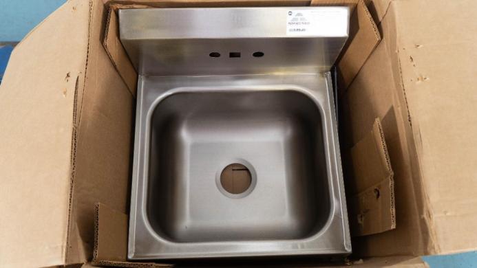 Advance Tabco 7-PS-49 19"x19" Stainless Steel Laboratory Sink with Splash Faucet-cover