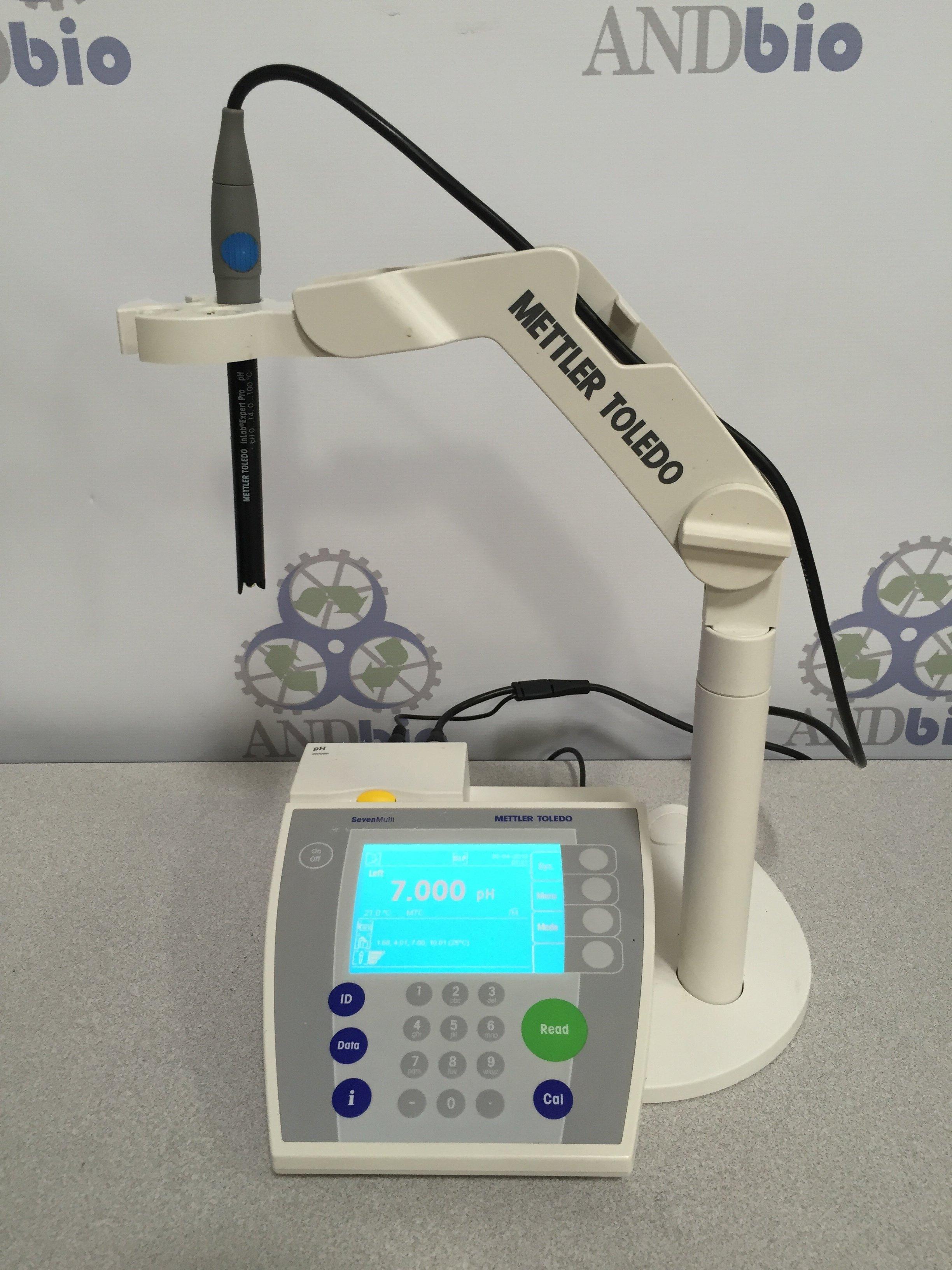 Mettler-Toledo SevenMulti Benchtop Multiparameter pH Meter with Probe