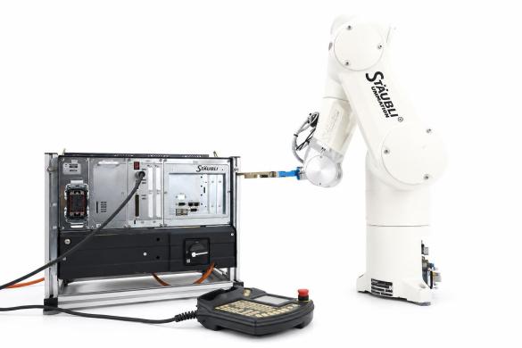 Stäubli TX60 6-Axis Laboratory Automation Robot with CS8C Controller and MTP Microplate Gripper
