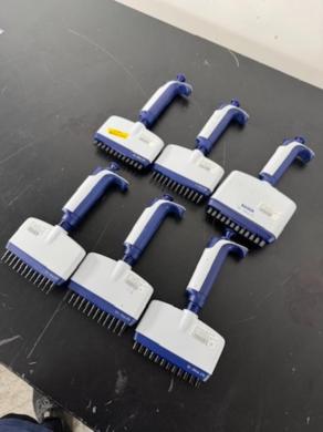 Rainin Pipet-Lite XLS Multichannel Pipettes Set of 6 for High-Throughput Liquid Handling-cover