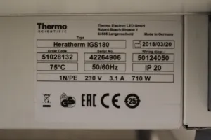 Thermo Scientific Heratherm IGS180 Laboratory Incubator, 3 of 7