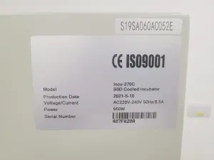 SciQuip Incu-270C Laboratory Incubator, 12 of 22