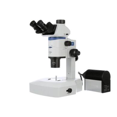 Unitron Z12 Zoom Stereo Microscope with Trinocular Head and Diascopic Stand LED Illumination-cover