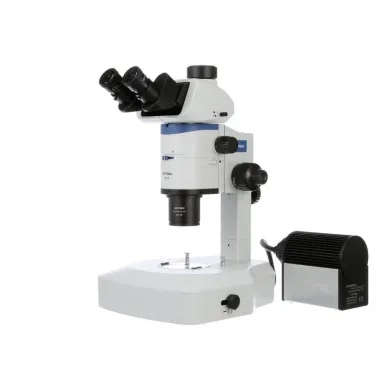 Unitron Z12 Zoom Stereo Microscope with Trinocular Head and Diascopic Stand LED Illumination