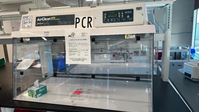 AirClean Systems 600 PCR Workstation with Digital Control and UV Light-cover