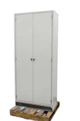 N/A SS-2256-00-A Laboratory Storage Cabinet with 5 Adjustable Shelves and Double Doors-cover