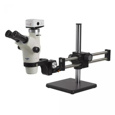 Unitron Z650HR Trinocular High Resolution Zoom Stereo Microscope with Ball Bearing Boom Stand-cover