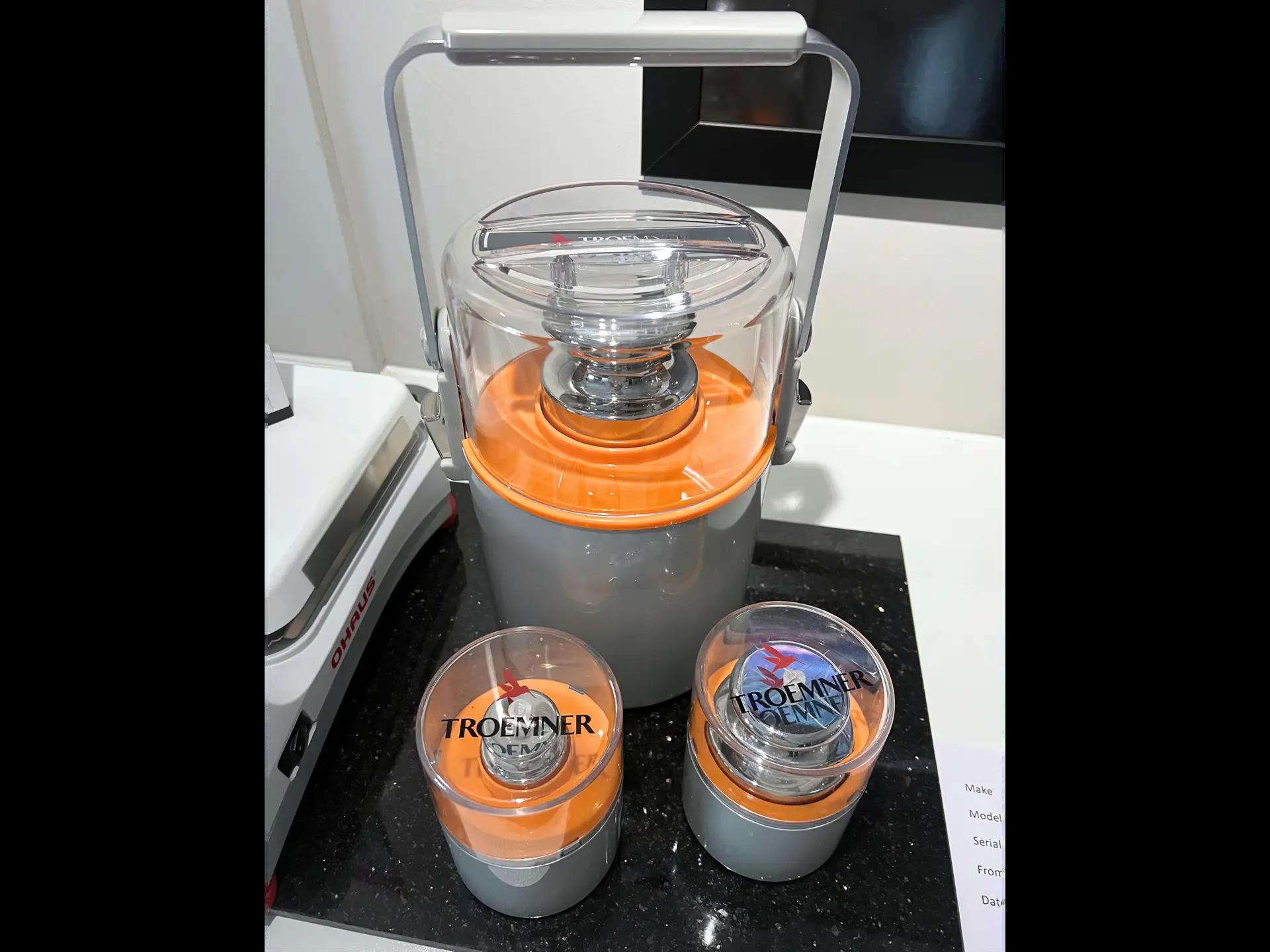 Troemner F1 High-Precision Stainless Steel Calibration Weight Set (5kg, 2kg, 500g)