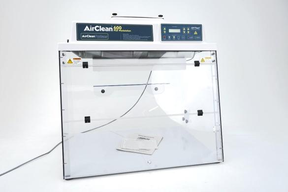 AirClean 600 PCR Workstation Hood AC632LFUVC with UV-C Decontamination, 32 in (81 cm)-cover