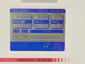 Sorvall Discovery M150 SE Centrifuge with S140-AT Rotor, 25 of 27